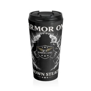 Armor On Stainless Steel Travel Mug