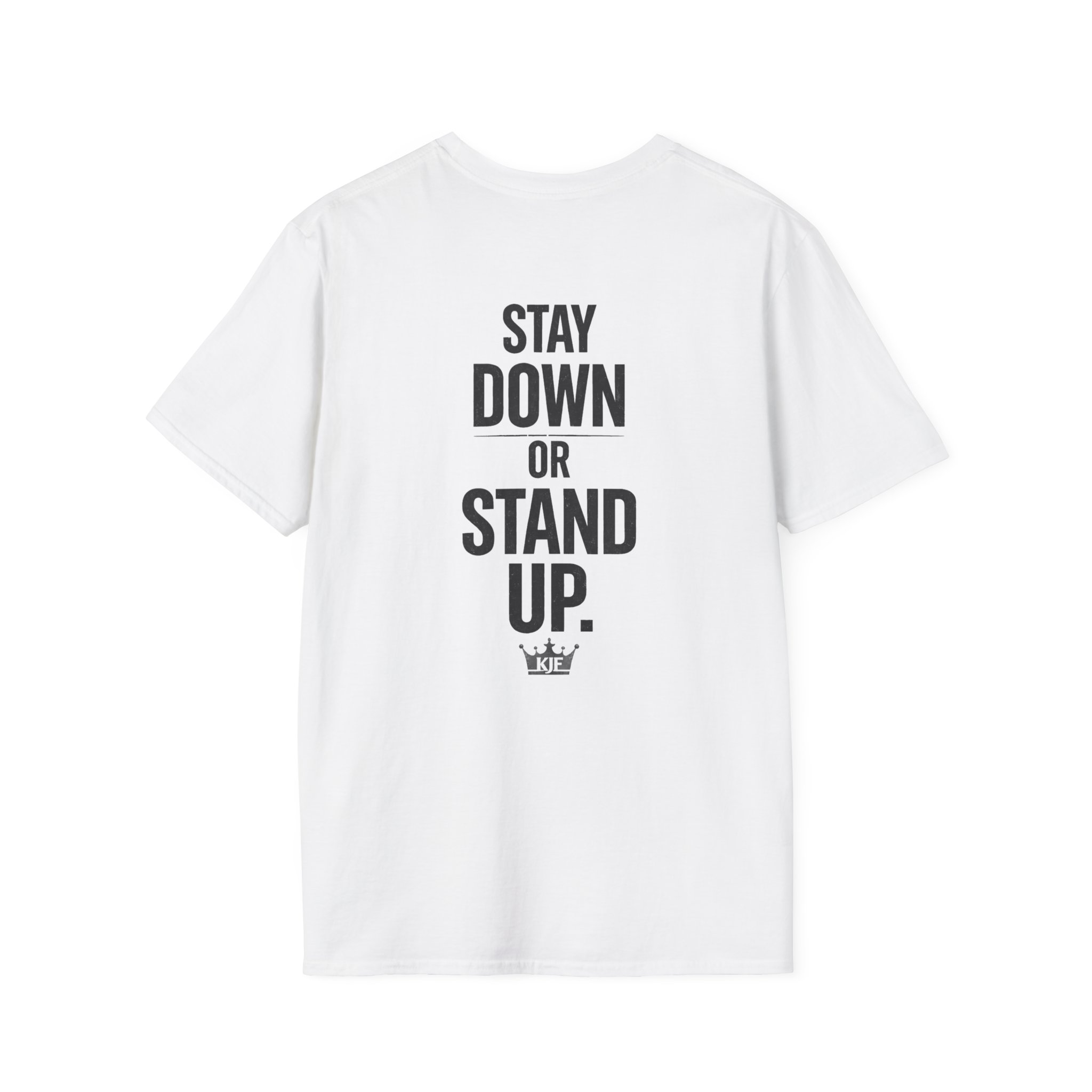 Stay Down or Stand Up T-Shirt — Motivational Graphic Tee