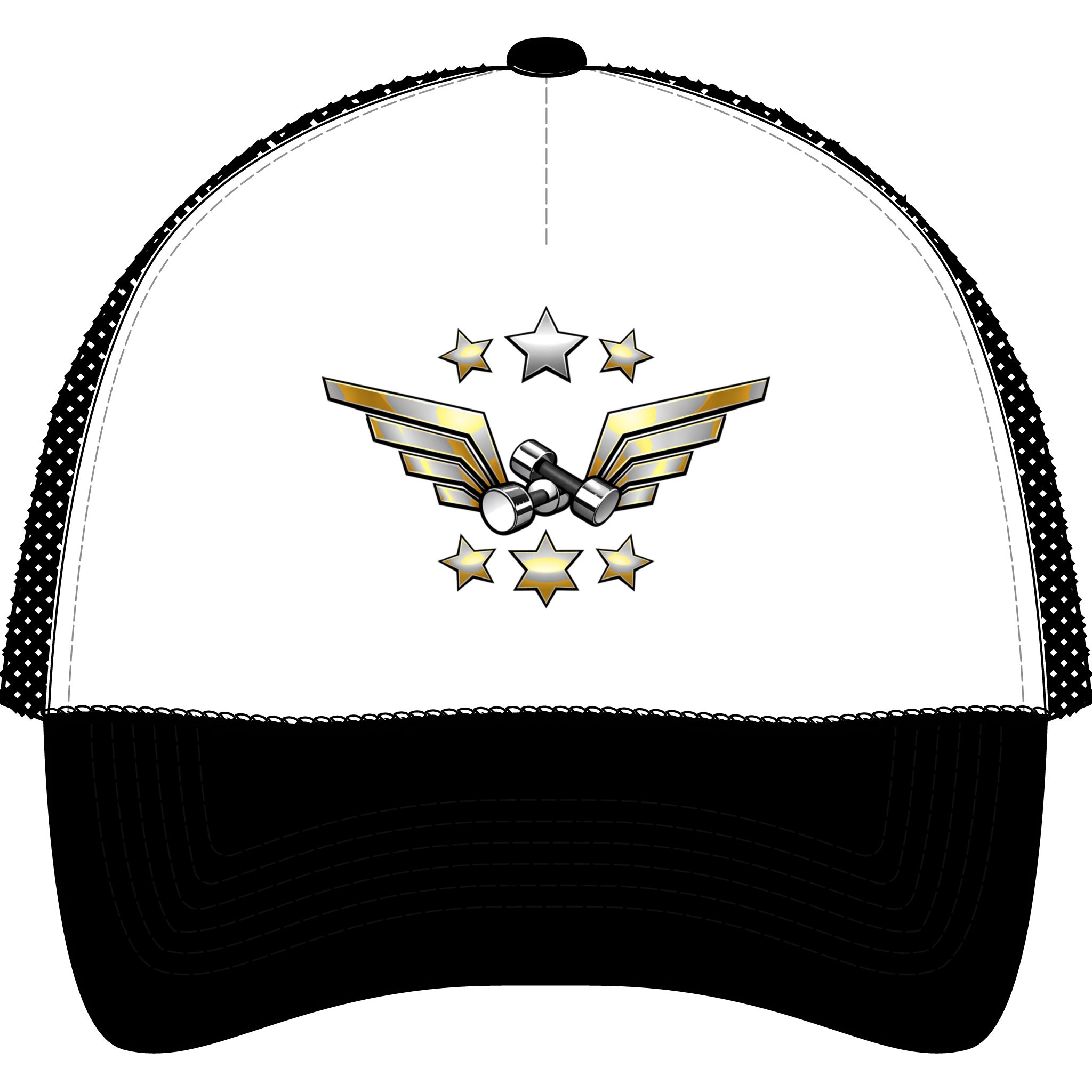 Kayce J Fit Foam Mesh-Back Trucker Cap