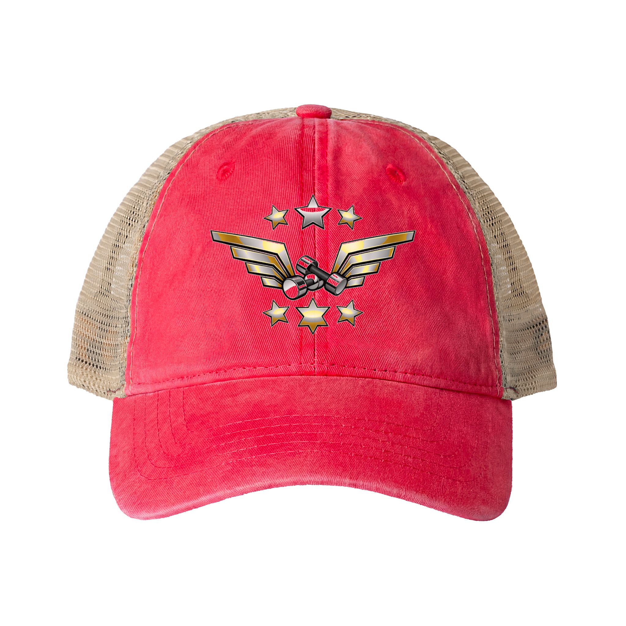 Kayce J Fit Women's Washed Mesh-Back Cap w/Ponytail Opening