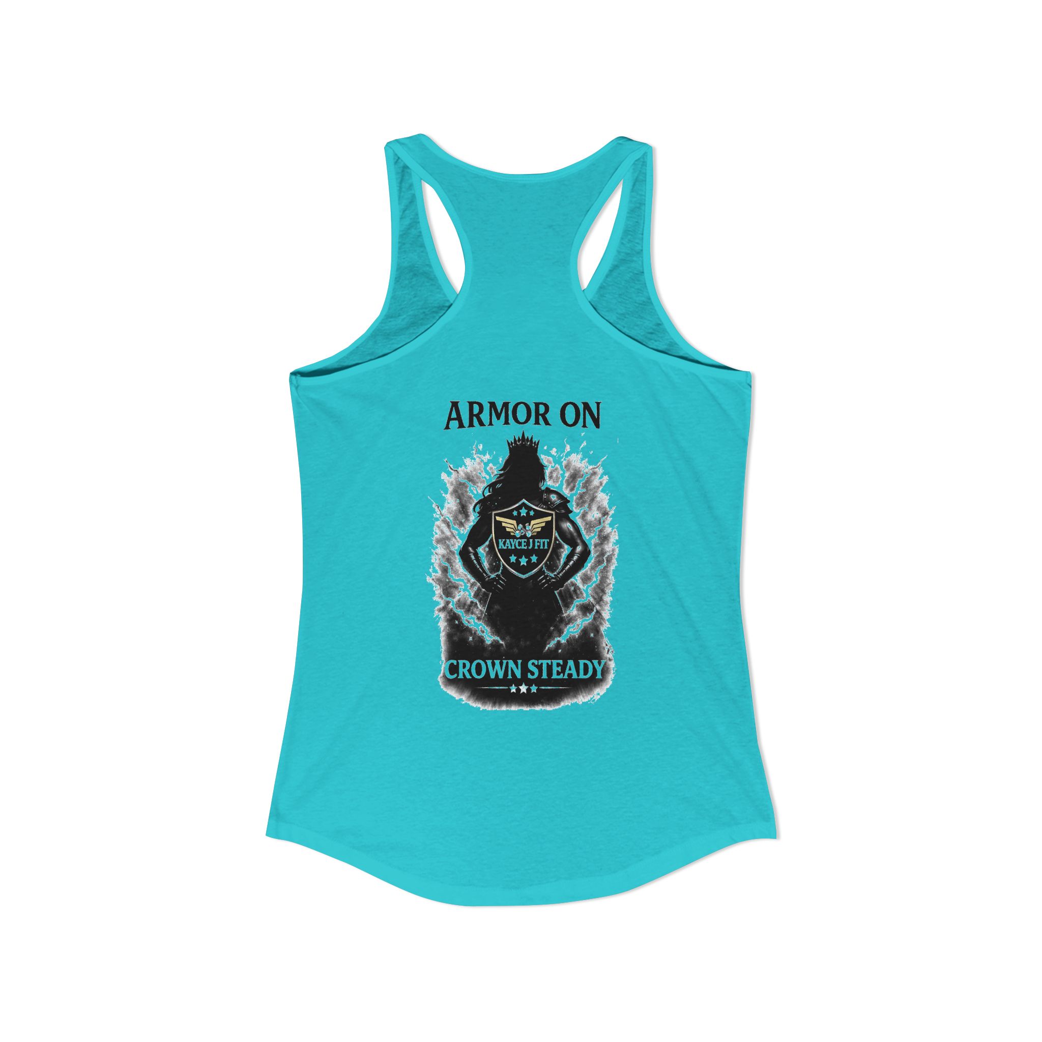 Armor On Crown Steady Racerback Tank — Women’s Motivational Workout Tank