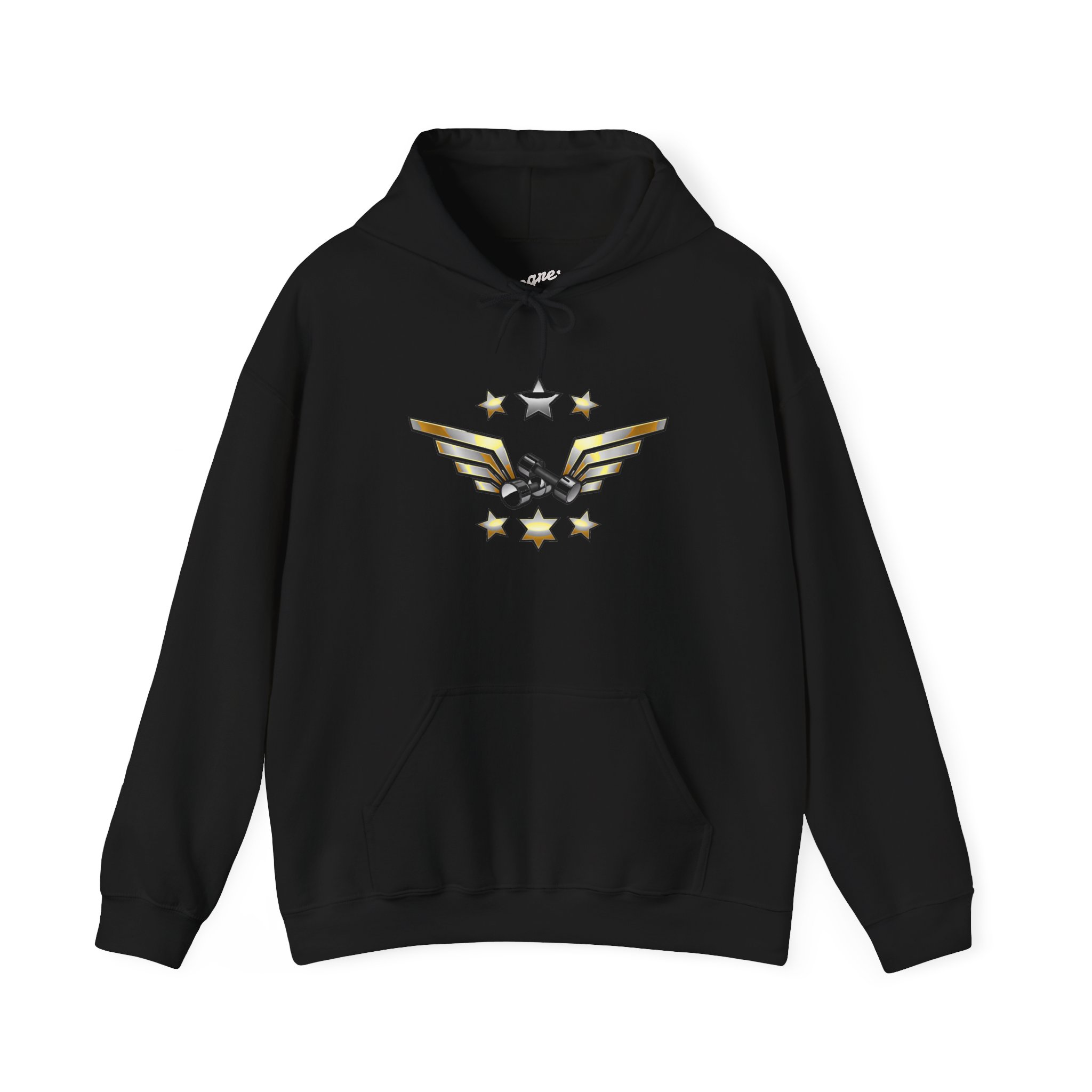 Winged Dumbbells Hoodie — Fitness Gym Sweatshirt for Weightlifters