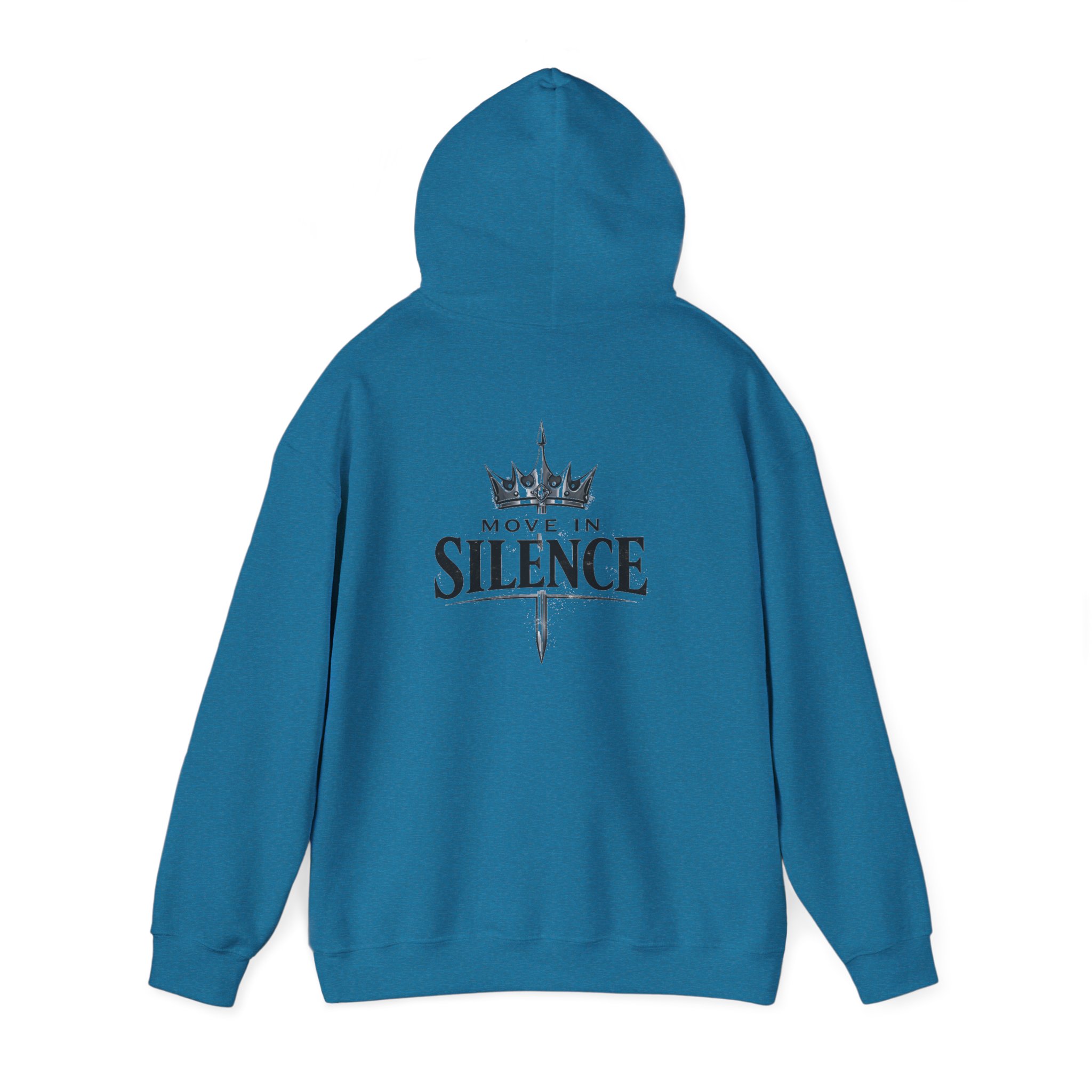 Move In Silence Hoodie — Minimalist Motivational Hoodie