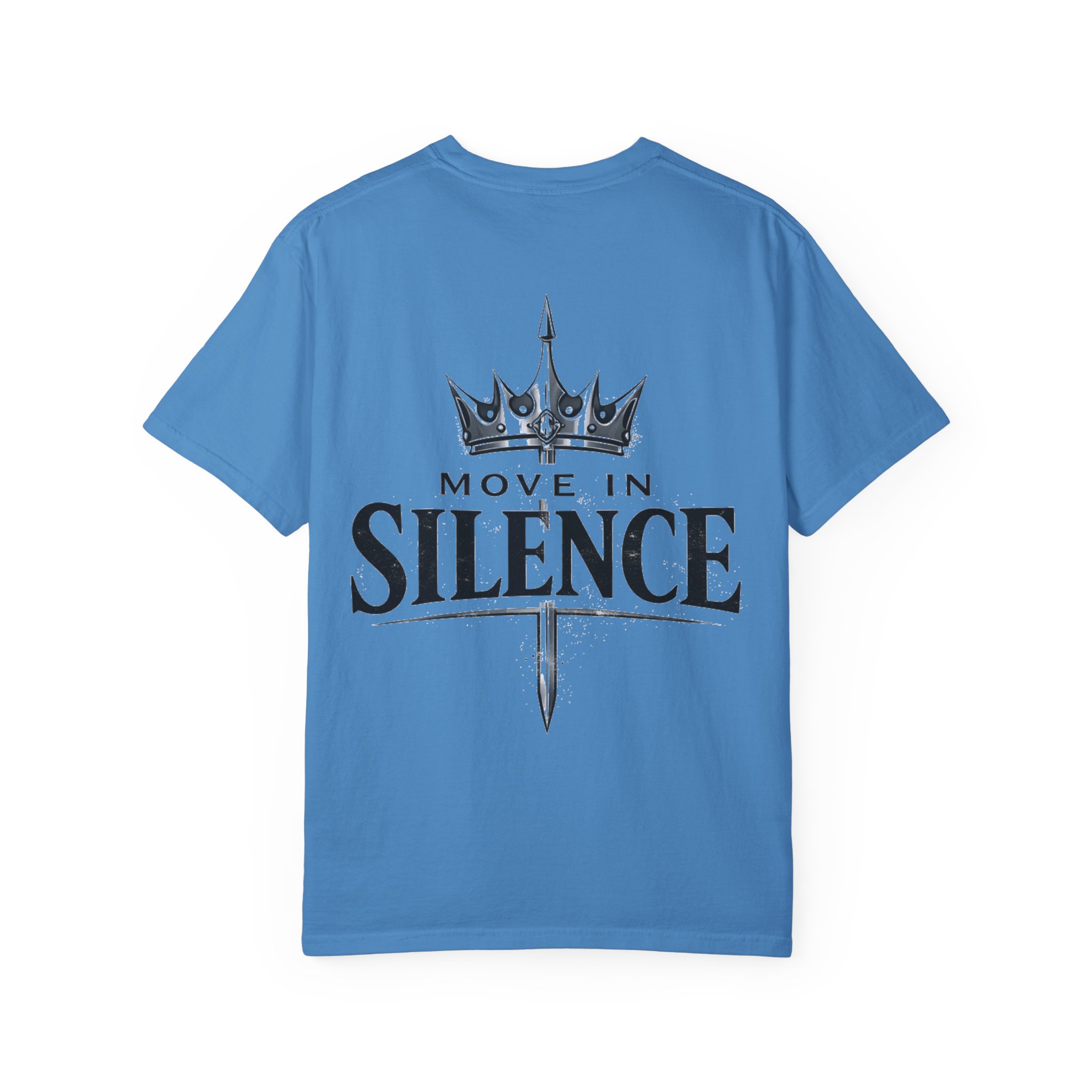 "Move in Silence" T-Shirt — Quiet Strength Motivational Tee